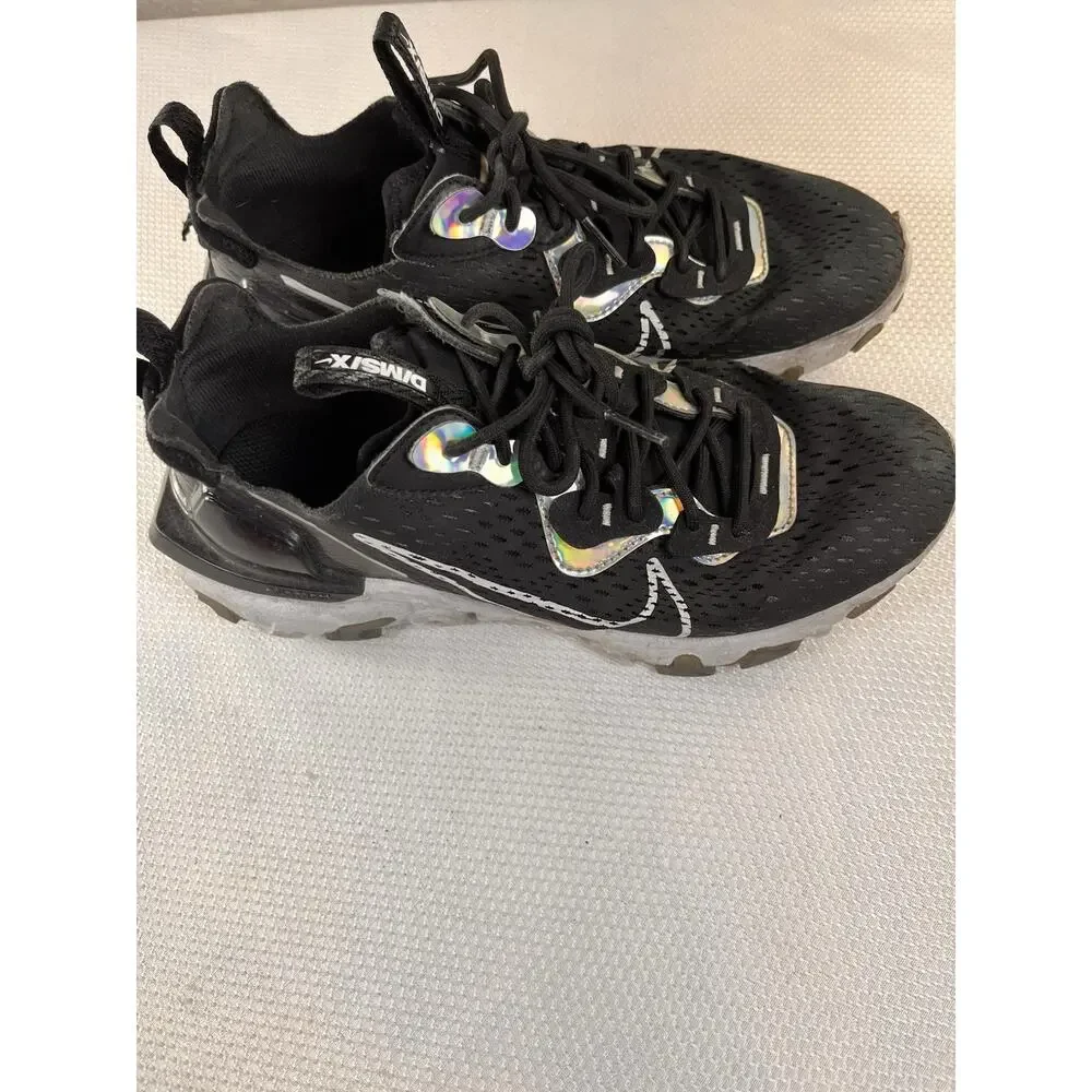 Size 8.5 -‎ Nike React Womans Vision Essential Black Iridescent